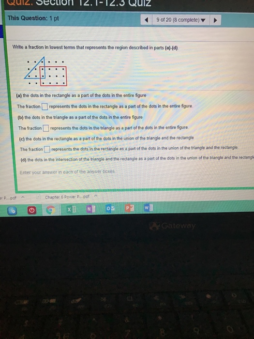Solved Qu12.Section 12.1-12.3 Qulz This Question: 1 pt 9 of | Chegg.com