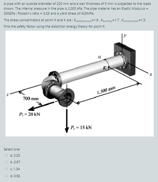 solved-a-pipe-with-an-outside-diameter-of-220-mm-and-a-wall-chegg