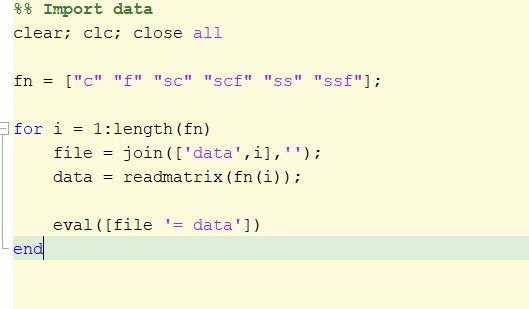 Solved I want to use the contents of a string vector (fn) as | Chegg.com