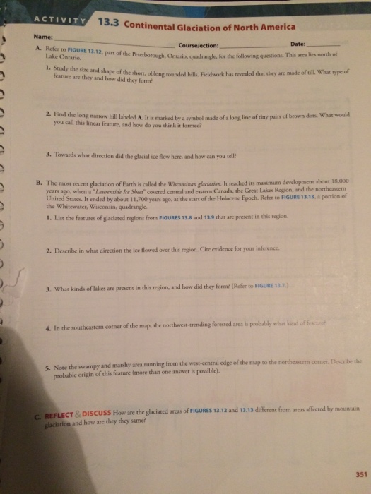 Solved A CTIVITY Name: A. Refer to FiGURE 13,12, part of the | Chegg.com