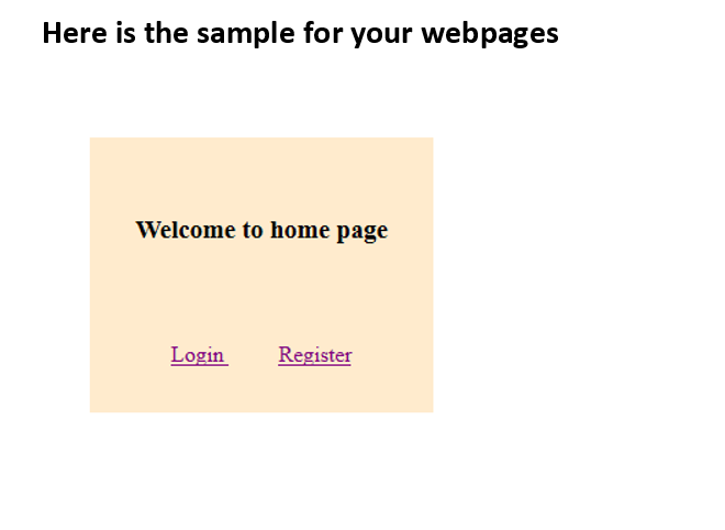 Solved 15. Create a web application having the welcome page, | Chegg.com