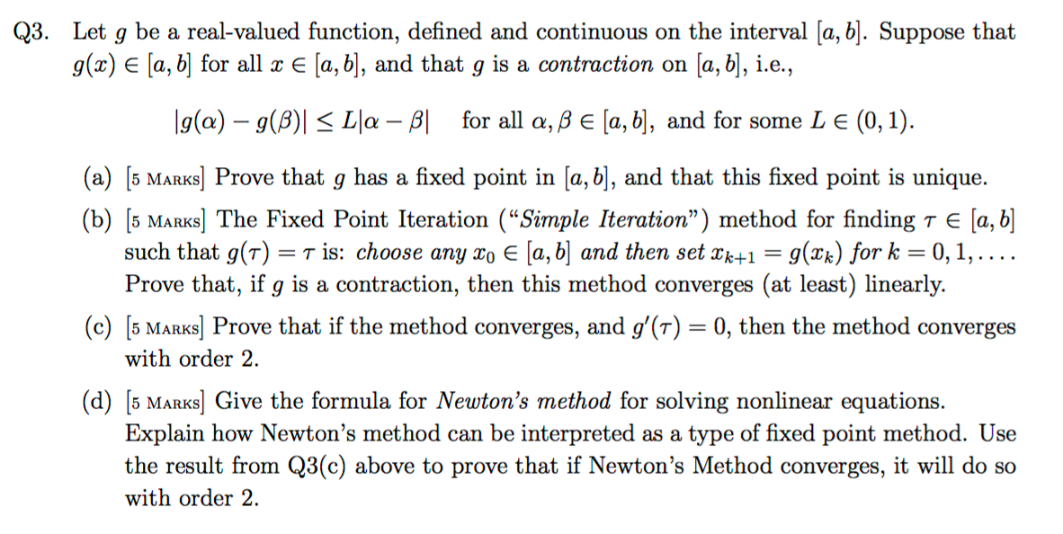 Q3. Let G Be A Real-valued Function, Defined And | Chegg.com