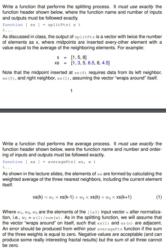 I wrote a MATLAB code to answer the following Here | Chegg.com