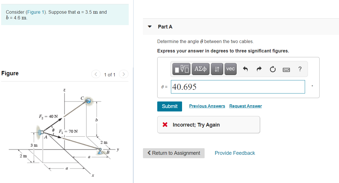 Solved Consider (Figure 1). Suppose that a = 3.5 m and b = | Chegg.com