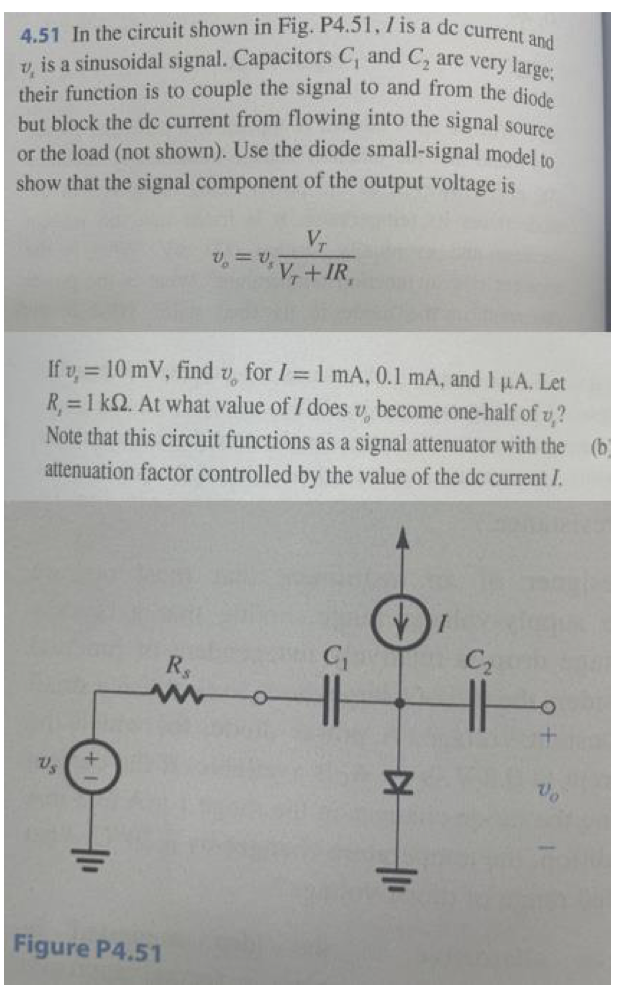 Solved 4.51 In the circuit shown in Fig. P4.51, l is a de | Chegg.com