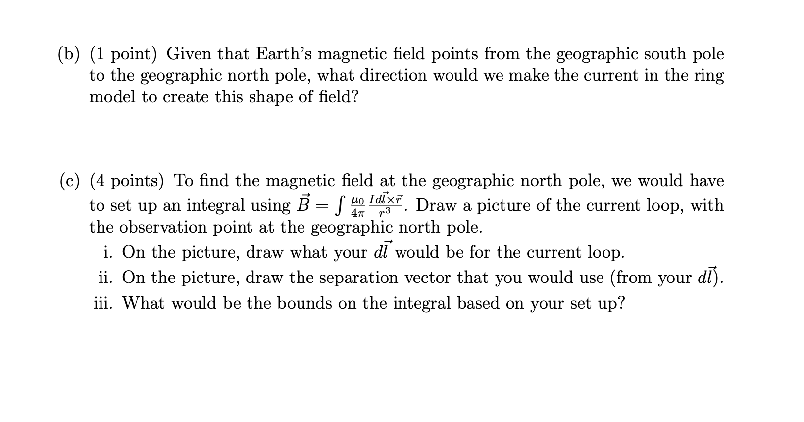 Solved 1. In this problem, we'll model Earth's magnetic | Chegg.com