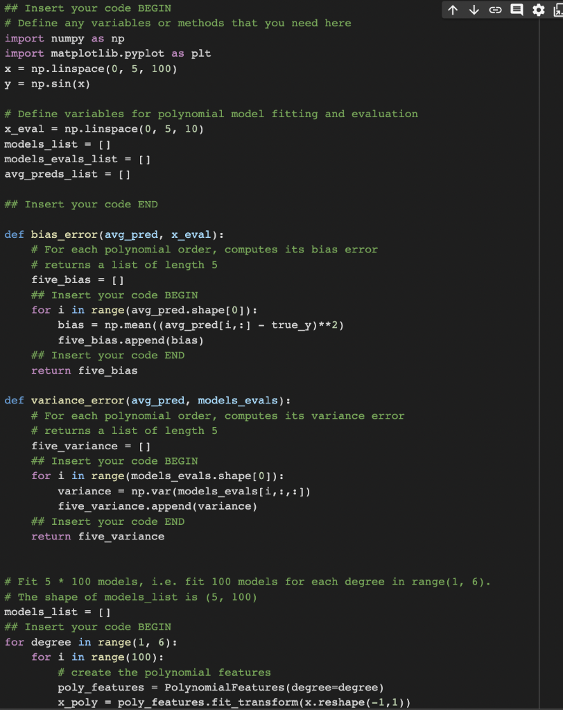 Solved Getting error in code ## Insert your code | Chegg.com