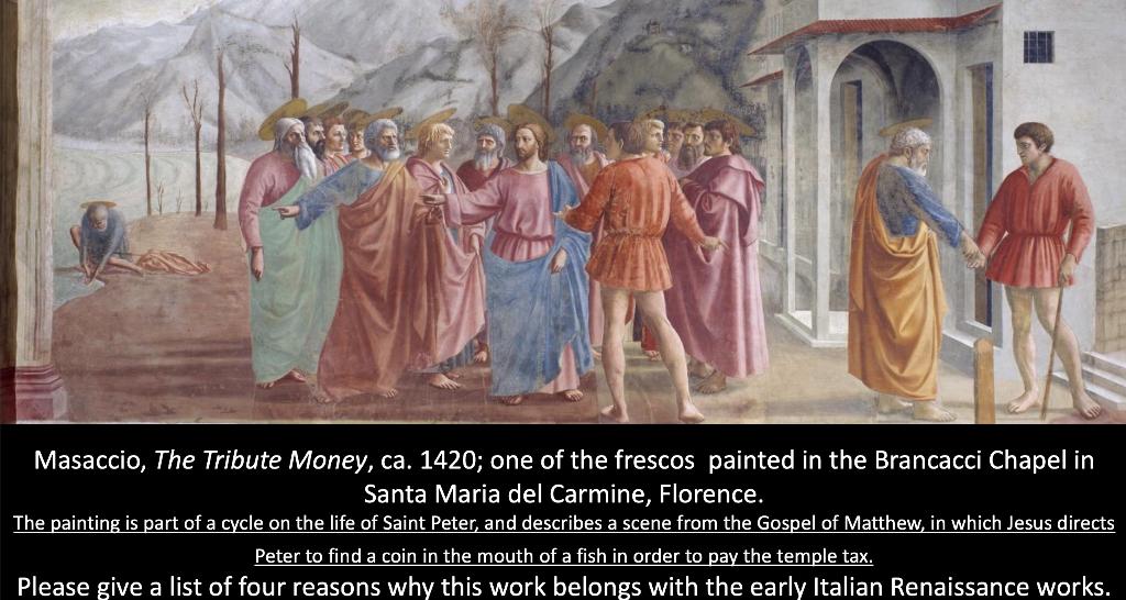 masaccio tribute money