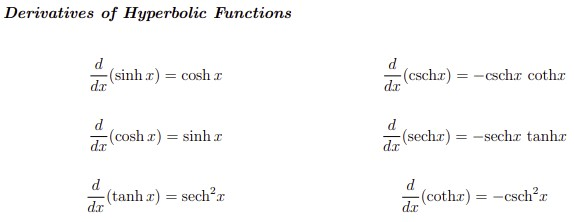 Solved Definition of the Hyperbolic Functions sinh en-e-2 2 | Chegg.com