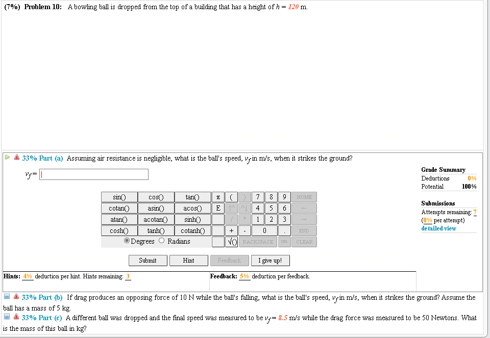 solved-7-problem-10-a-bowling-ball-is-dropped-from-the-chegg