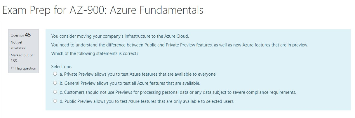 New AZ-900 Exam Pattern