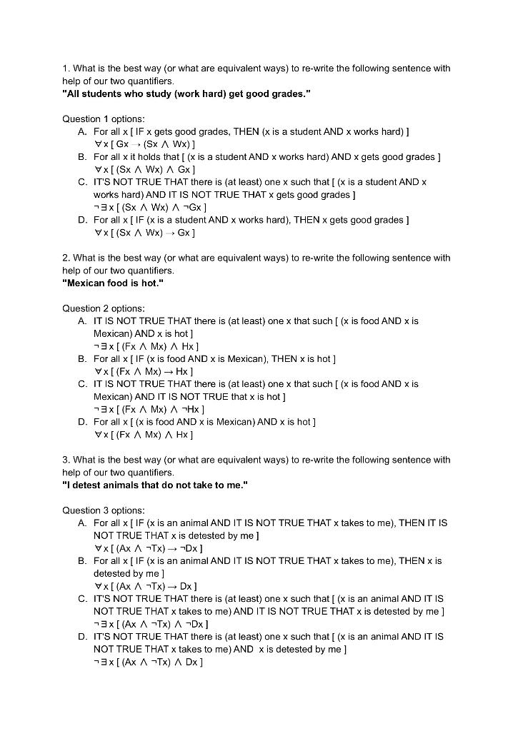 Solved 1. What is the best way (or what are equivalent ways) | Chegg.com
