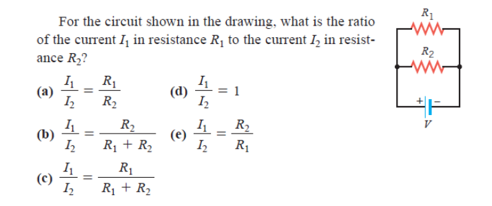 Solved For the circuit shown in the drawing, what is the | Chegg.com