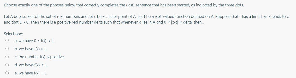 Solved Choose exactly one of the phrases below that | Chegg.com