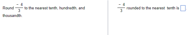 3 4 as a decimal rounded to the nearest hundredth