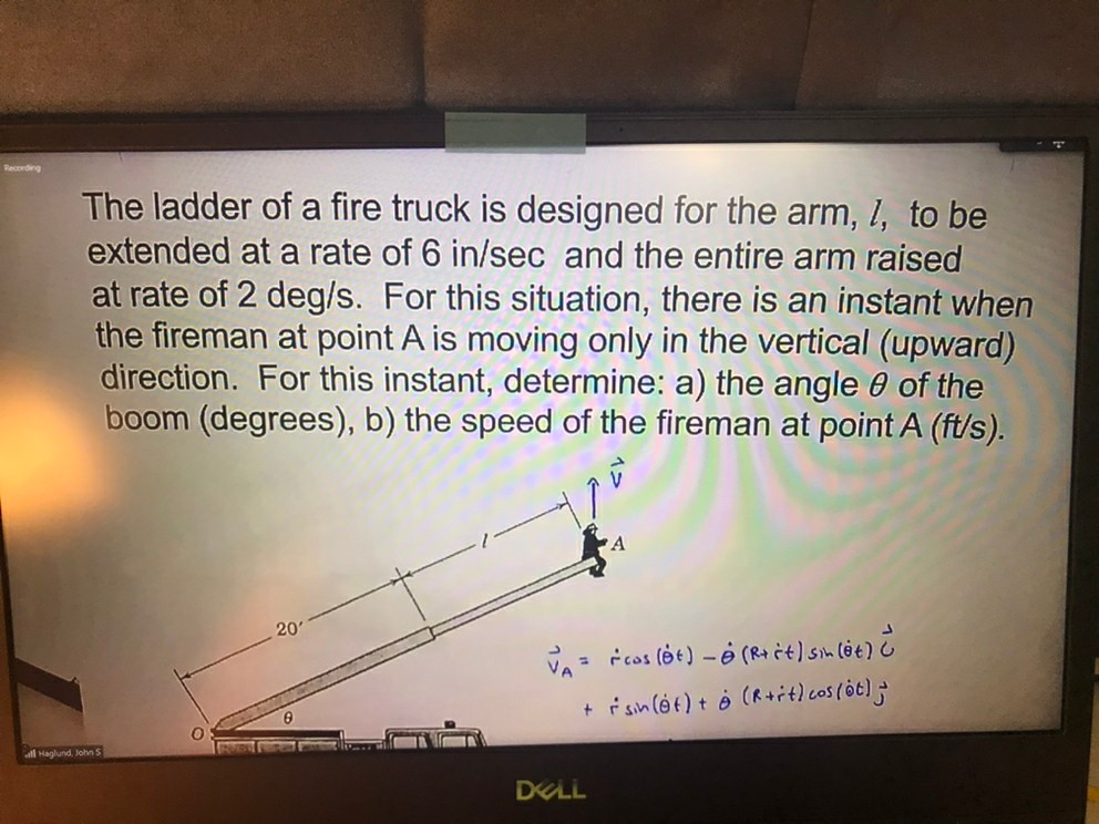 Fireman Ladder Math Problem Solved Recording The ladder of a fire truck is designed for | Chegg.com
