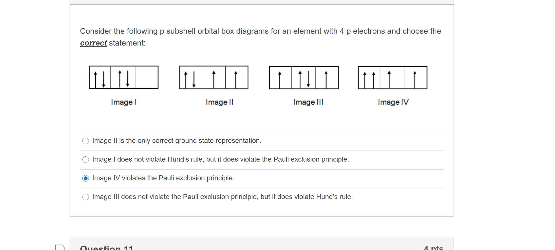 Solved: Consider The Following P Subshell Orbital Box Diag... | Chegg.com