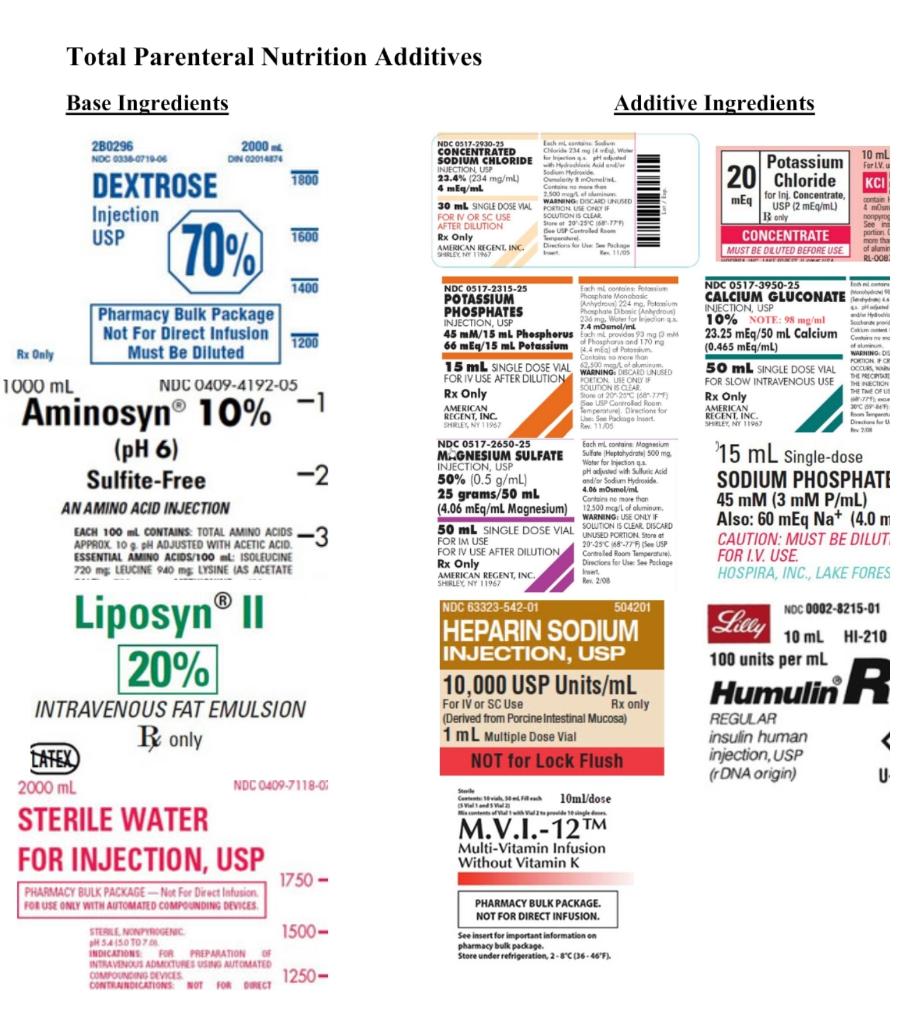 Solved What is the volume of Liposyn (lipids) for this TPN | Chegg.com