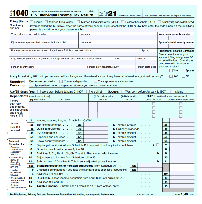 INDIVIDUAL TAX RETURN PROJECT ISABELLA MARTINEZ | Chegg.com