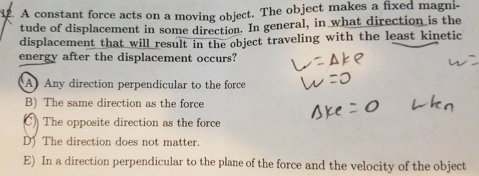 Solved Can you explain/show work on why the answer is C and | Chegg.com