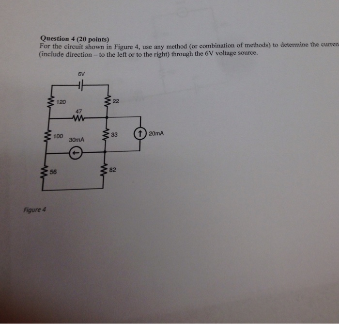 Solved Question 4 (20 Points) For The Circuit Shown In | Chegg.com