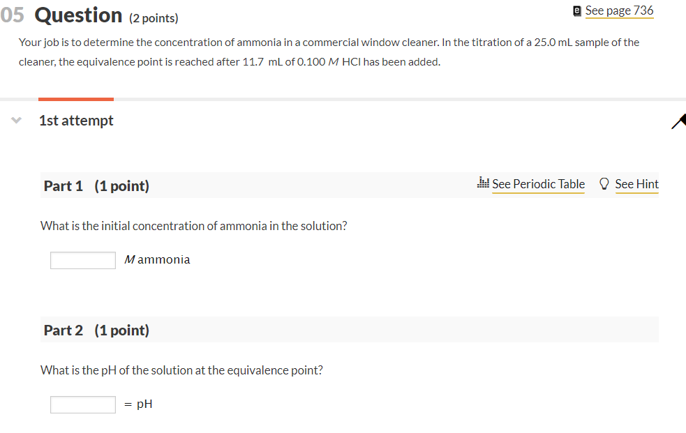 Solved 05 Question (2 points) @ See page 736 Your job is to | Chegg.com