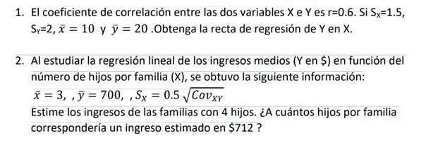 Solved 1.The correlation coefficient between the two | Chegg.com