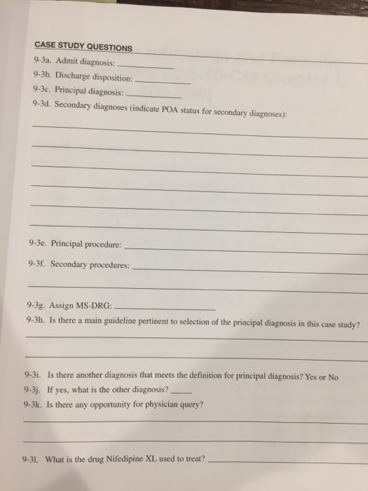 Solved 93. CASE STUDY History and Physical CC Dizzy. HPI