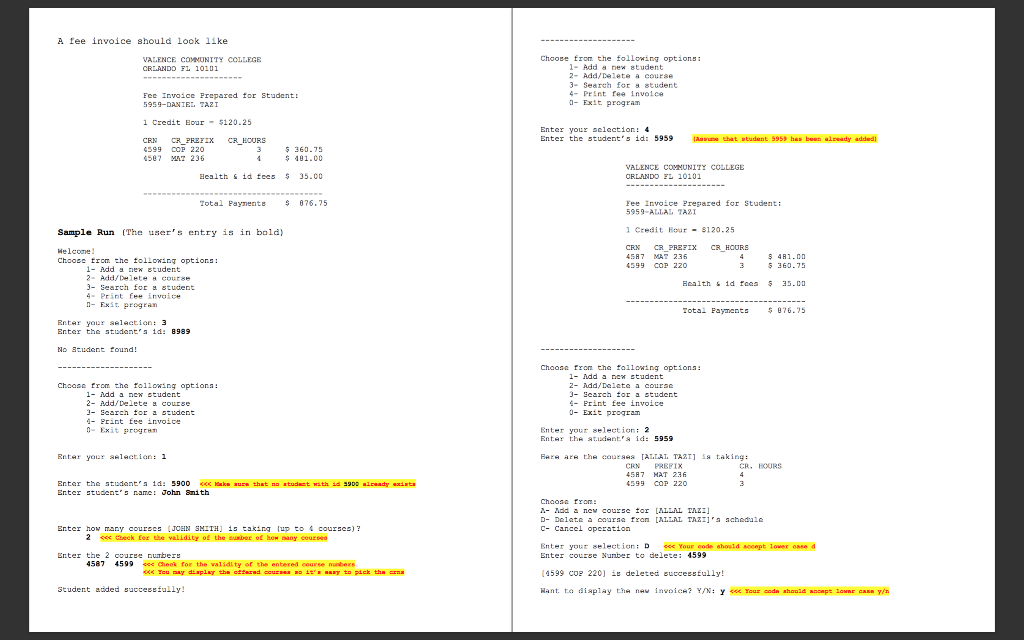 UCP-COP3223-C Programming Final Project READ | Chegg.com