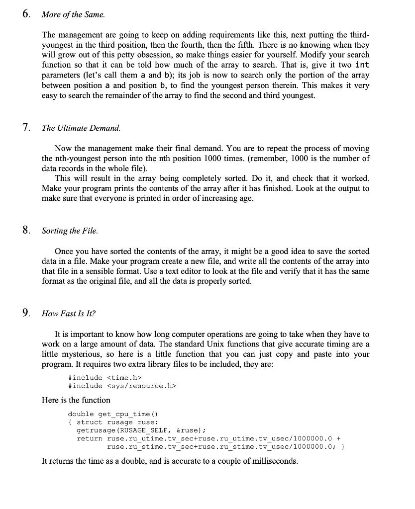 Solved 1. Read the Data Write a program that creates an | Chegg.com