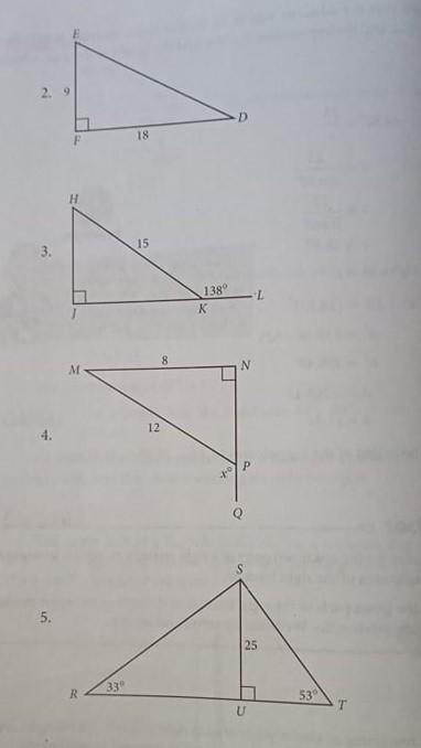 Parts of a Right Triangle