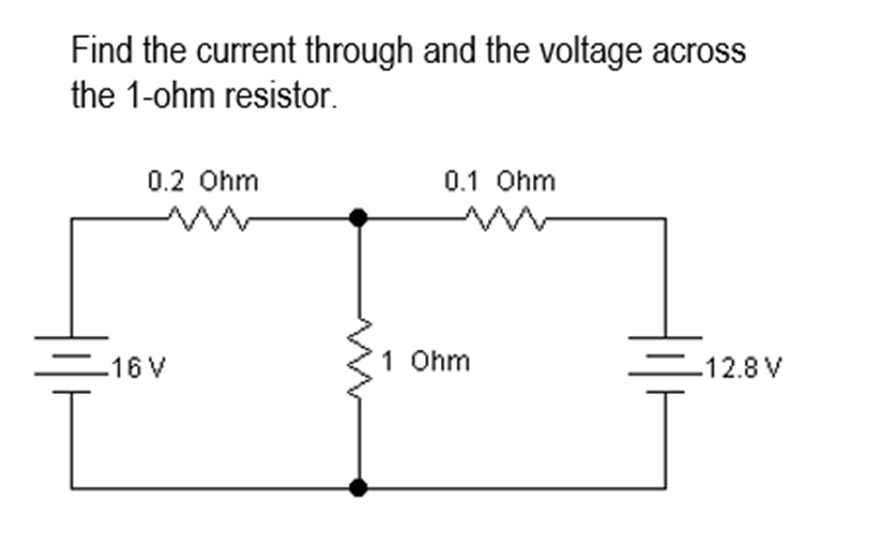 Solved Find the current through the 200-ohm resistor.Find | Chegg.com