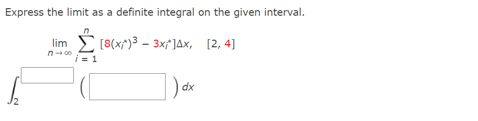 Solved Express The Limit As A Definite Integral On The 6051