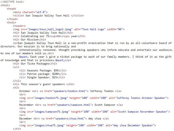 Chapter 3 Solutions | Murach's Html5 And Css3 3rd Edition | Chegg.com