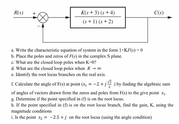 Solved a. Write the characteristic equation of system in Chegg