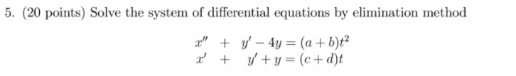 Solved For This Problem A = 2, B = 5, C = 5, D = 2 | Chegg.com