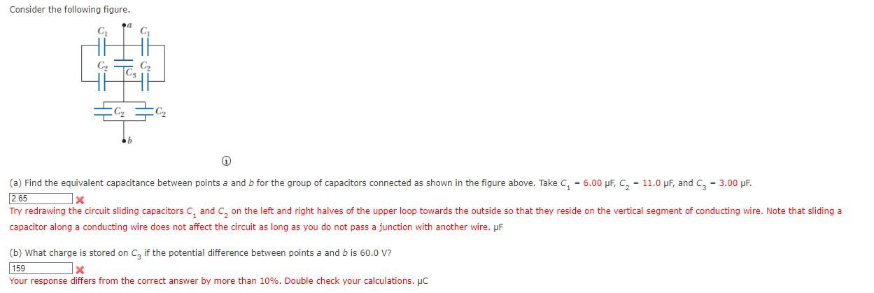 Solved Consider The Following Figure. (i) × Capacitor Along | Chegg.com