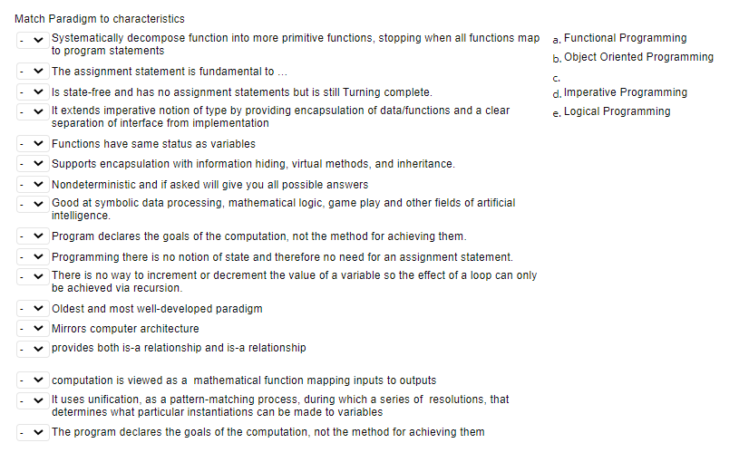 Solved a. Functional Programming b. Object Oriented | Chegg.com