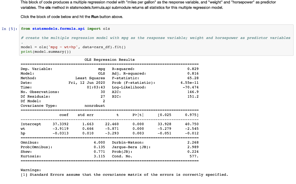 Solved Is at least one of the two variables (weight and