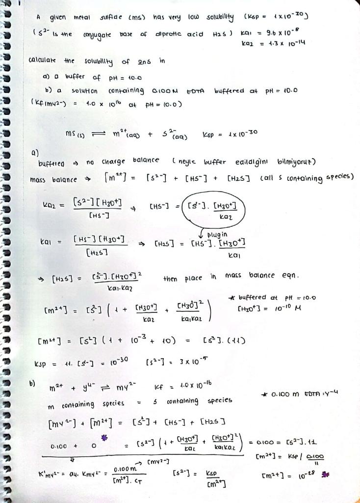 Solved for part b : why we assume M concentration as 0 | Chegg.com