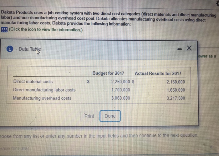 solved-dakota-products-uses-a-job-costing-system-with-two-chegg