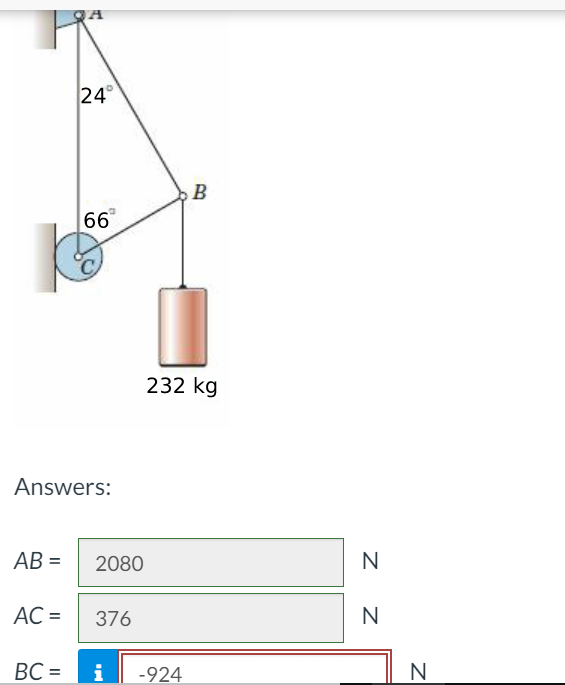 Solved Determine the force in each member of the loaded | Chegg.com