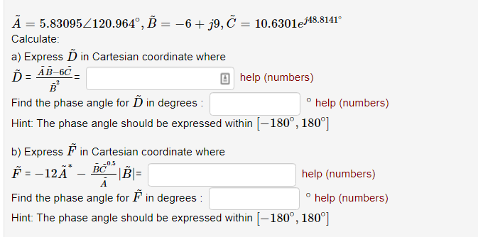 Solved V Ab 60 A 5 83095 120 964 B 6 J9 C Chegg Com