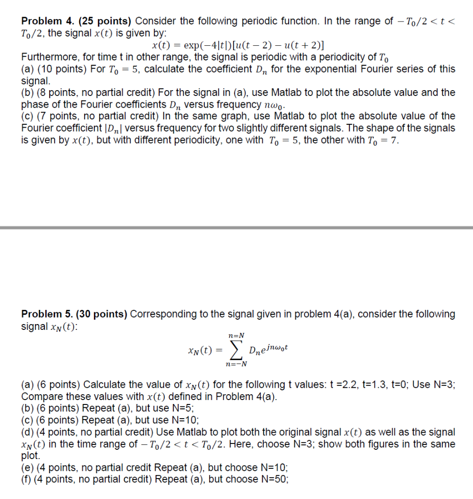 Solved Problem 4 25 Points Consider The Following 2775