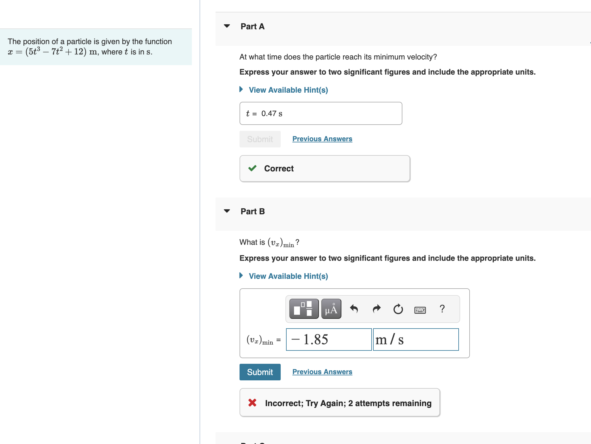 solved-the-position-of-a-particle-is-given-by-the-function-chegg