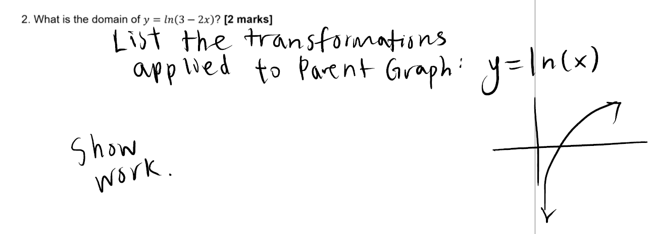 solved-2-what-is-the-domain-of-y-ln-3-2x-2-marks-chegg