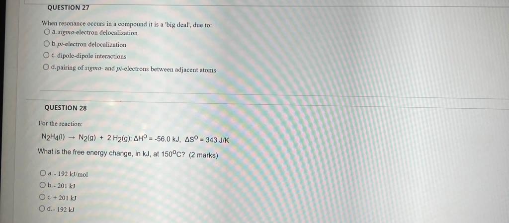 Solved Comparing the backbones of the addition polymer, | Chegg.com