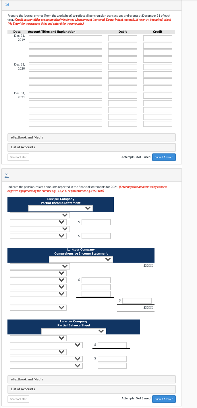 Full Pension. worksheet with: General Journal | Chegg.com