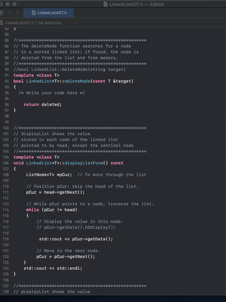 Solved 6.22 Lab: Doubly-Linked Lists - Templates Sorted | Chegg.com