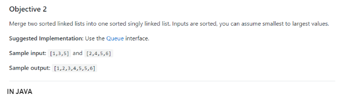 Merge Two Sorted Linked Lists Into One